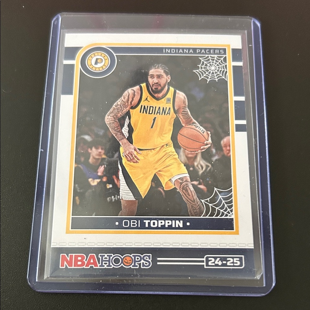 Panini NBA Hoops Obi Toppin Yellow Indiana Pacers Card